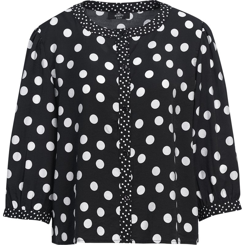 Damen Bluse im Punkte-Dessin