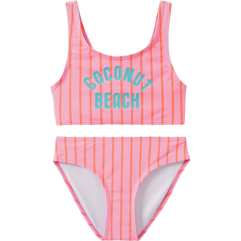 Mädchen Bikini mit Streifen
