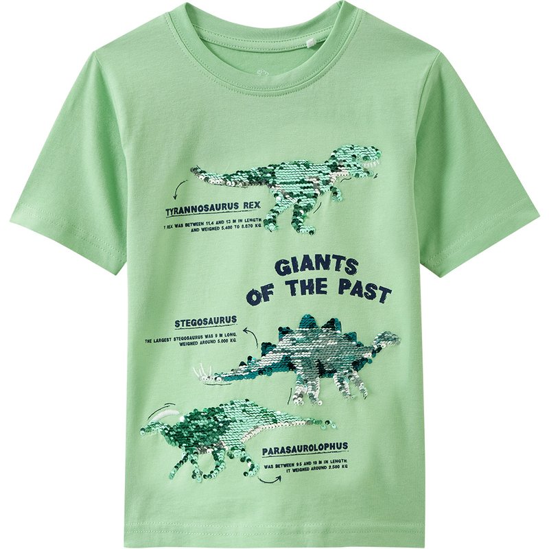 Jungen T-Shirt mit Wendepailletten