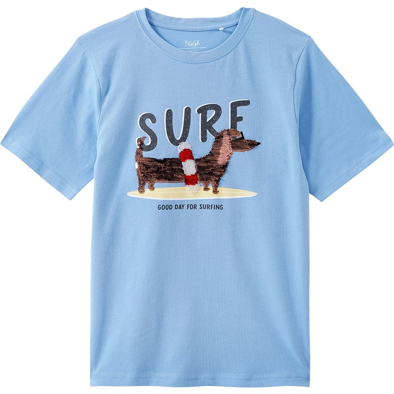 Kinder T-Shirt mit Wendepailletten