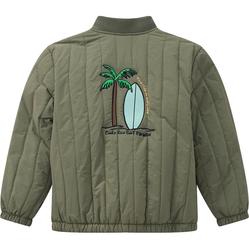 Jungen Steppjacke mit Stickerei