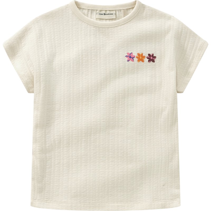 Mädchen T-Shirt aus strukturiertem Material