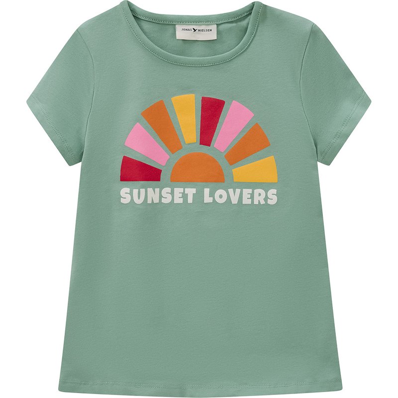 Mädchen T-Shirt mit gummiertem Print