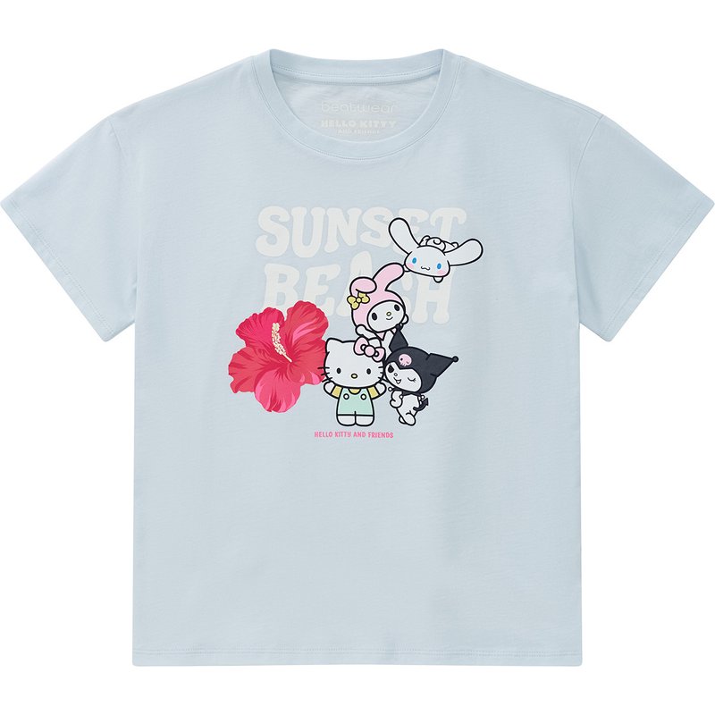Hello Kitty T-Shirt mit Front-Print