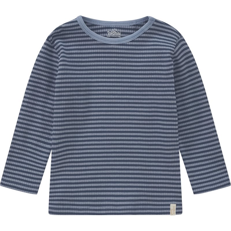 Baby Langarmshirt mit Rippstruktur