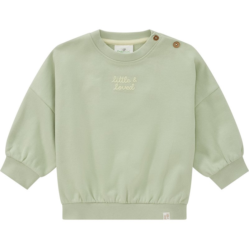 Baby Sweatshirt mit gesticktem Schriftzug
