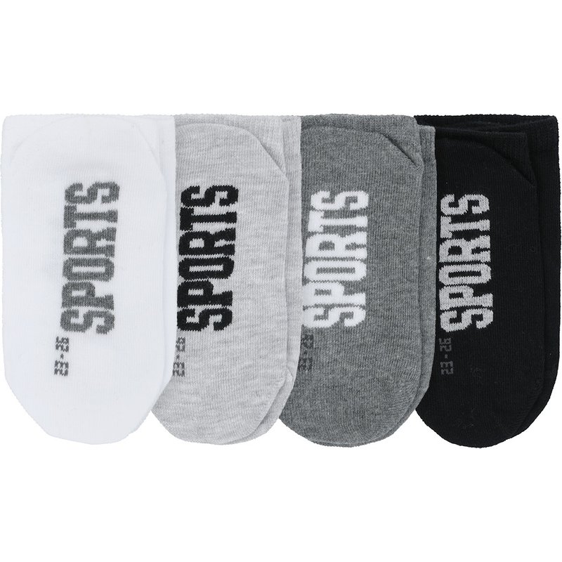 4 Paar Jungen Sneaker-Socken im Set