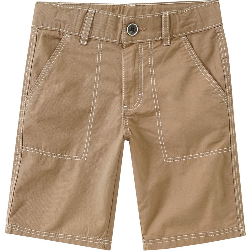 Jungen Shorts mit Kontrastnähten