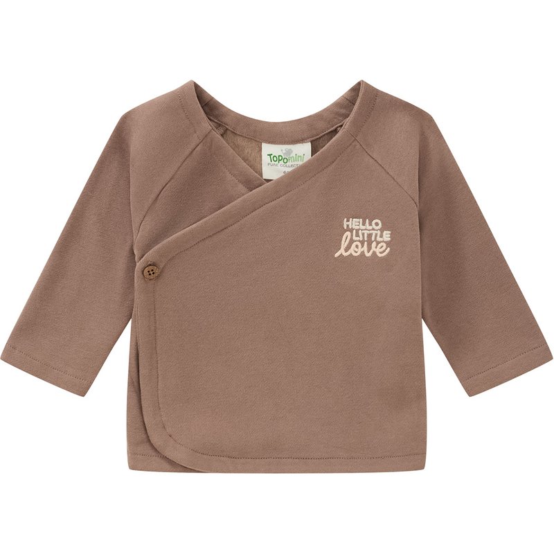 Newborn Wickeljacke mit gesticktem Schriftzug