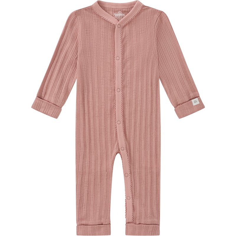Newborn Schlafanzug mit Rippstruktur