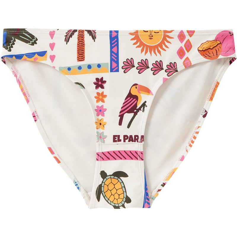 Damen Bikinislip mit Allover-Print
