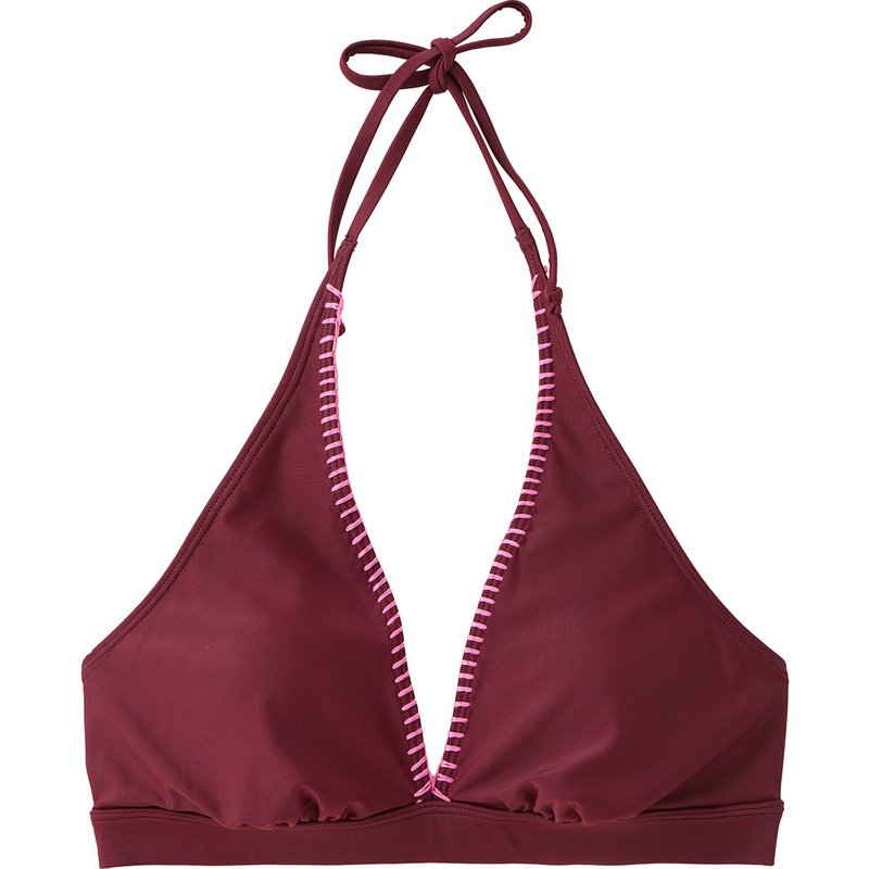 Damen Bikinioberteil mit Kontraststickerei
