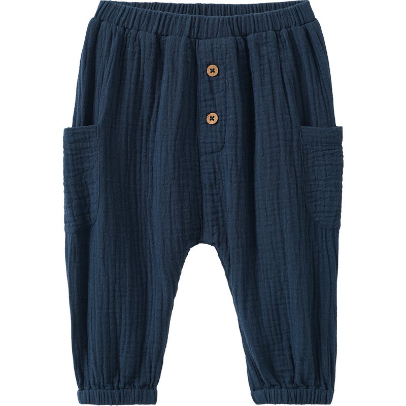 Baby Musselin-Hose mit Seitentaschen
