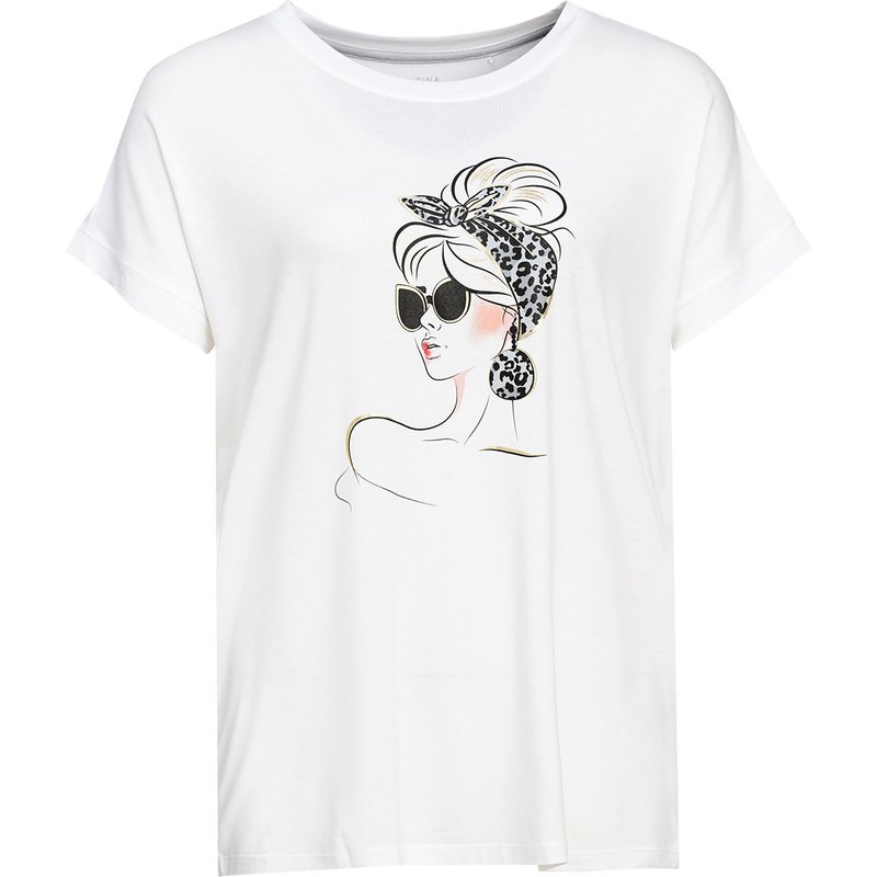 Damen Schlafshirt mit Print