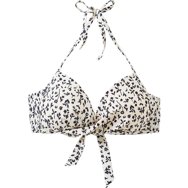 Damen Bikinioberteil mit Blümchen