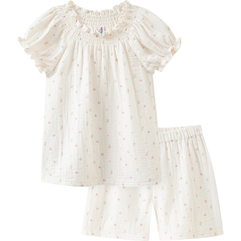 Mädchen Musselin-Shorty mit Blümchen-Print