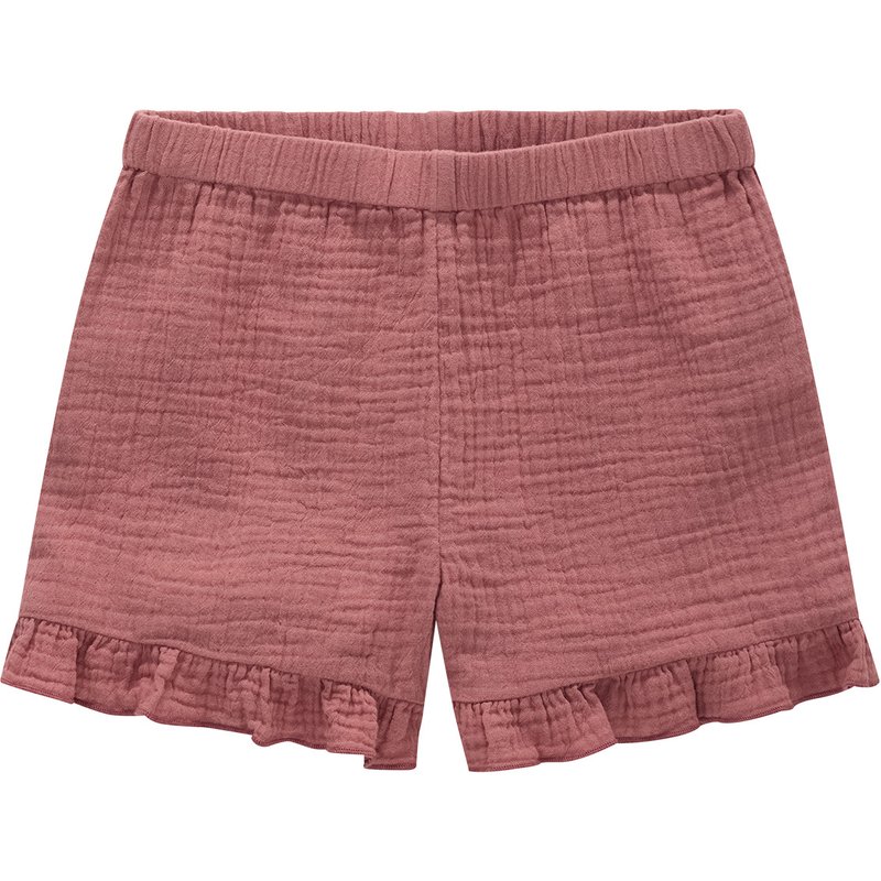 Mädchen Musselinshorts mit Rüschen