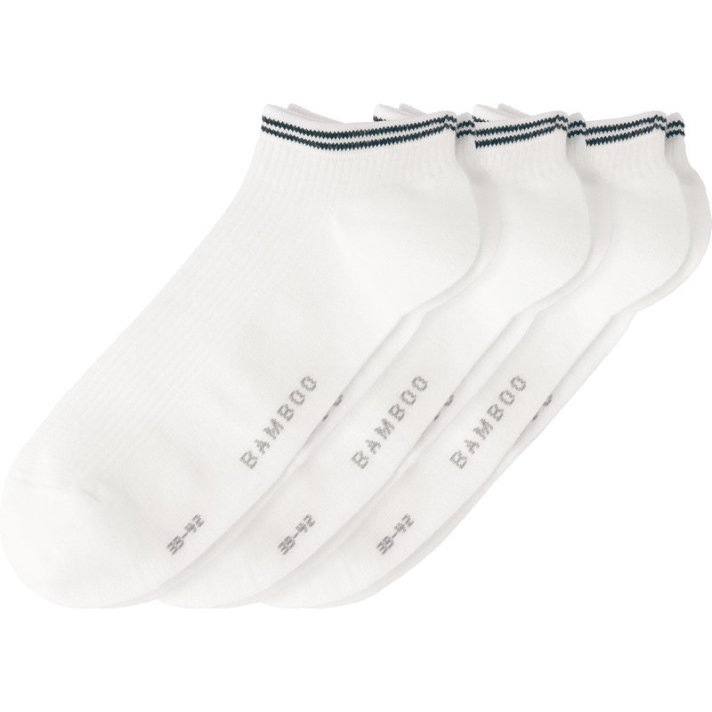 3 Paar Herren Sneaker-Socken in Rippstruktur