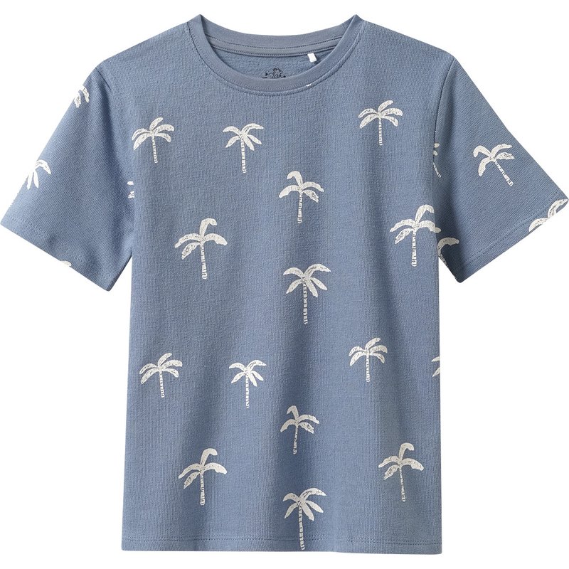 Jungen Strick-T-Shirt mit Allover-Print