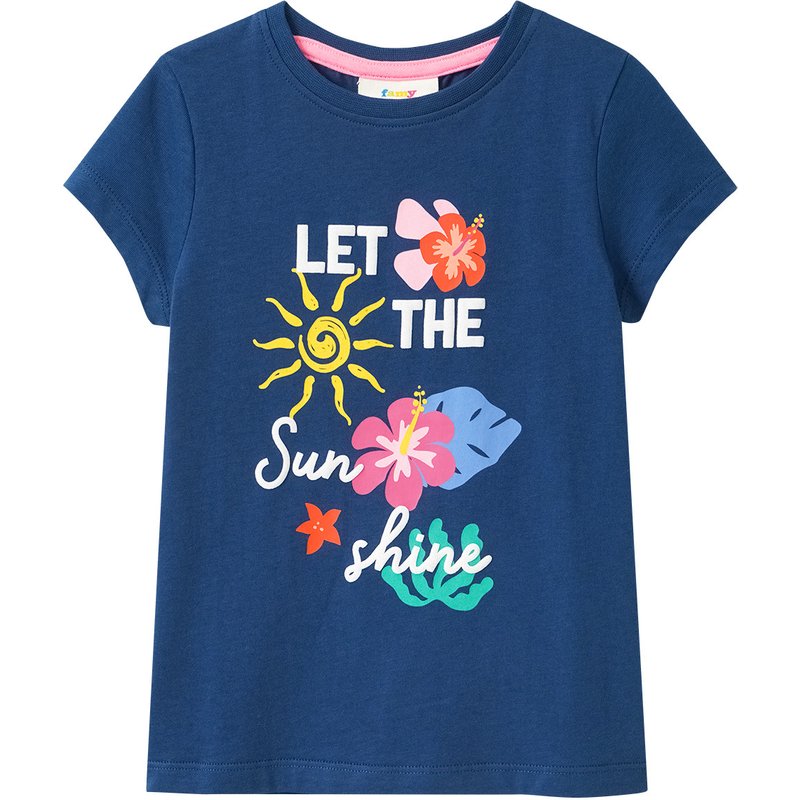 Mädchen T-Shirt mit Front-Print