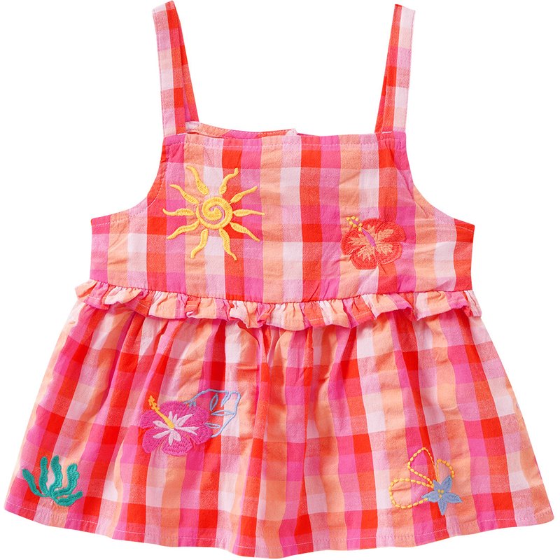 Mädchen Top mit Stickerei