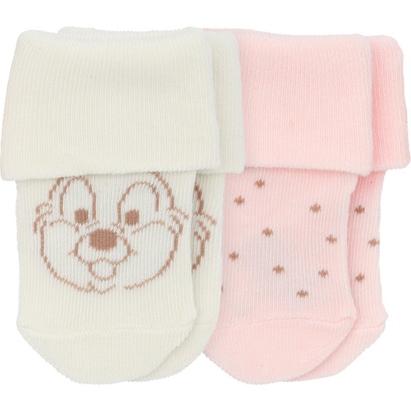 2 Paar Bambi Socken mit Umschlagbündchen