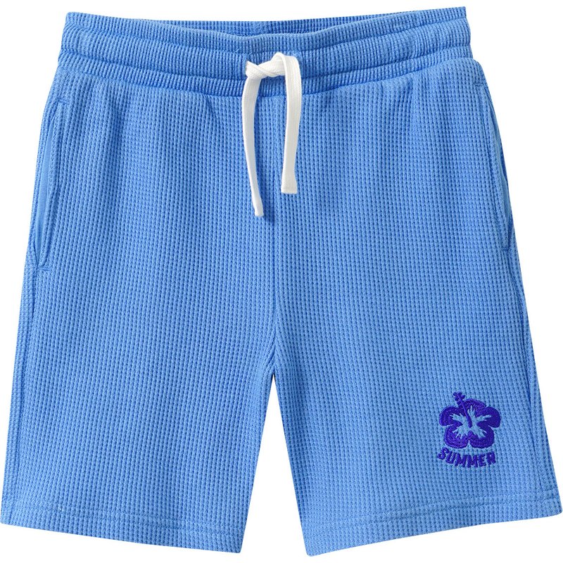 Jungen Joggingshorts mit Waffelstruktur