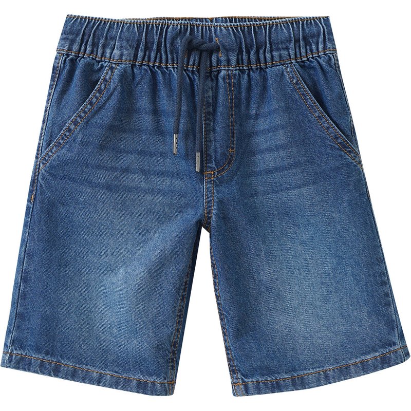 Jungen Pull-On Jeans-Shorts mit Tunnelzug
