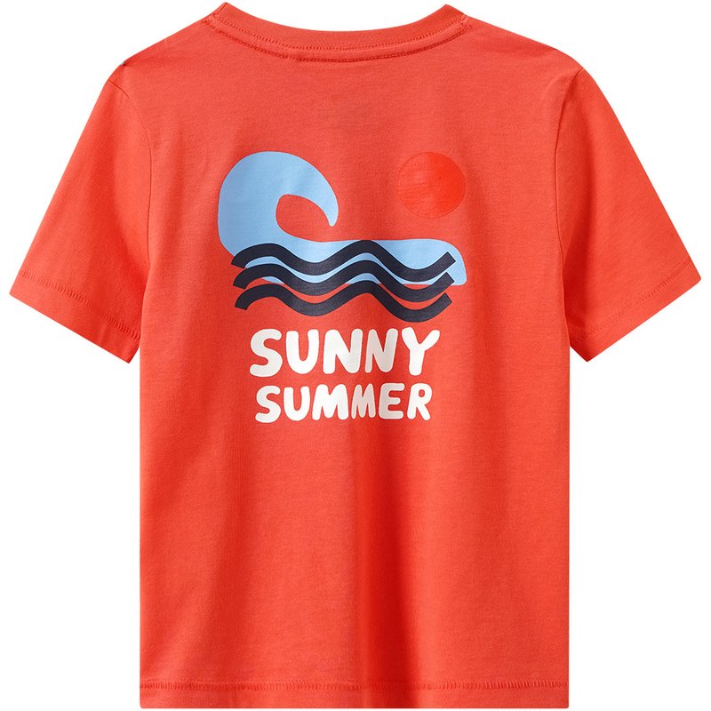 Jungen T-Shirt mit Rücken-Print