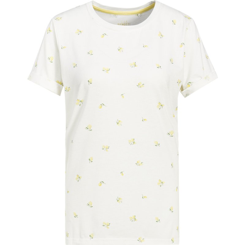 Damen Schlafshirt mit Zitronen-Motiven