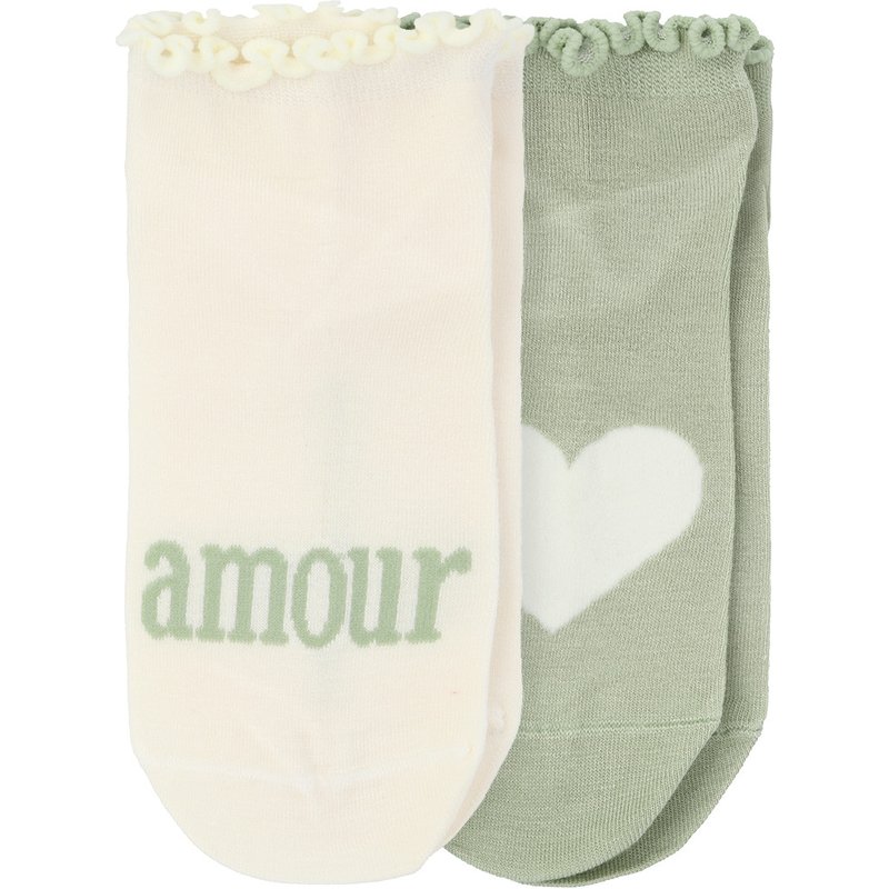 2 Paar Damen Sneaker-Socken im Motiv-Mix
