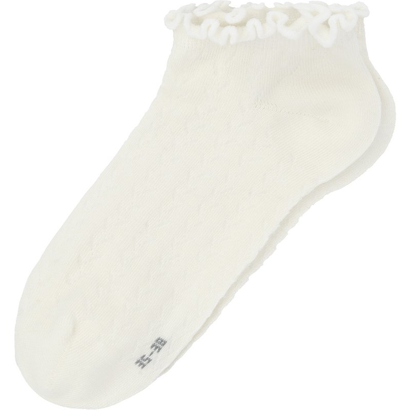 1 Paar Damen Sneaker-Socken mit Ajour-Muster