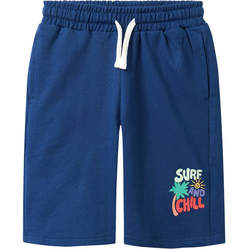 Jungen Sweatshorts mit kleinem Print