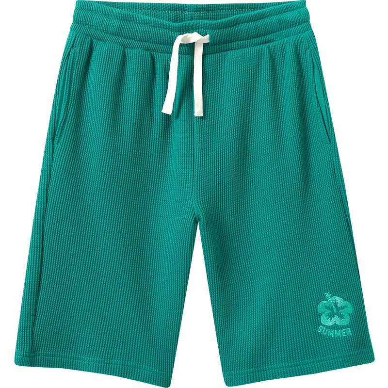 Jungen Joggingshorts mit Waffelstruktur