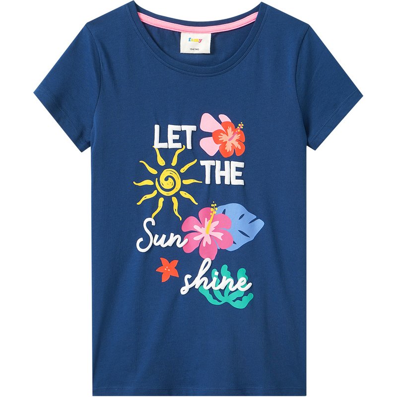 Mädchen T-Shirt mit Front-Print