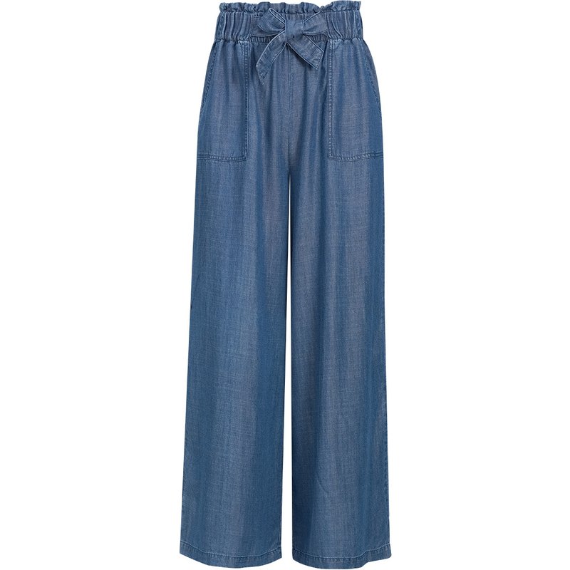 Damen Hose in Denim-Optik