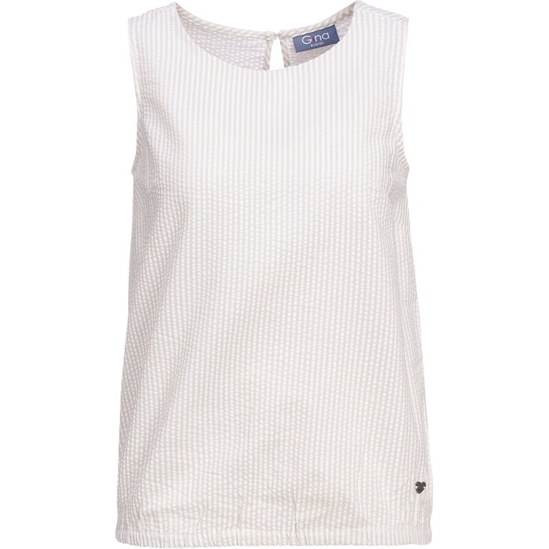 Damen Top in Seersucker-Struktur