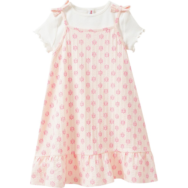 Mädchen Set mit Kleid und T-Shirt
