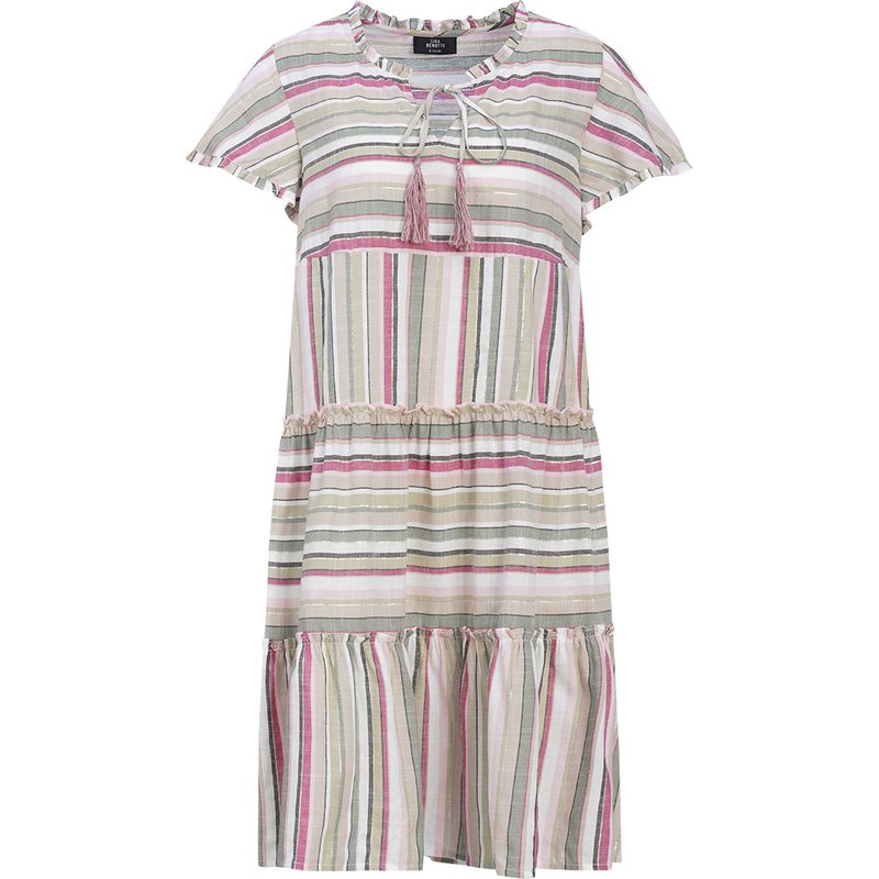Damen Kleid im Streifen-Look