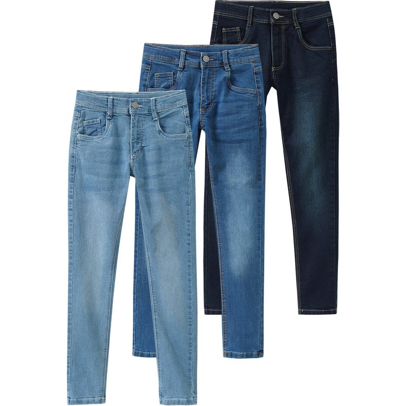 3 Jungen Slim-Jeans im 5-Pocket-Style