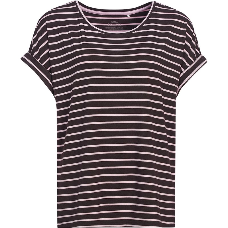 Damen T-Shirt mit fixierten Turn-ups