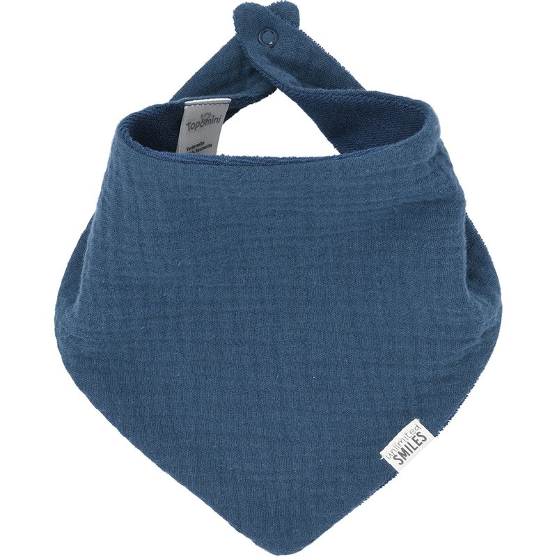 Baby Musselin-Bandana mit Frottee Innensei