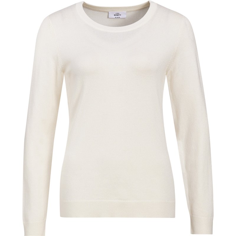 Damen Feinstrickpullover Rundhalsausschnitt