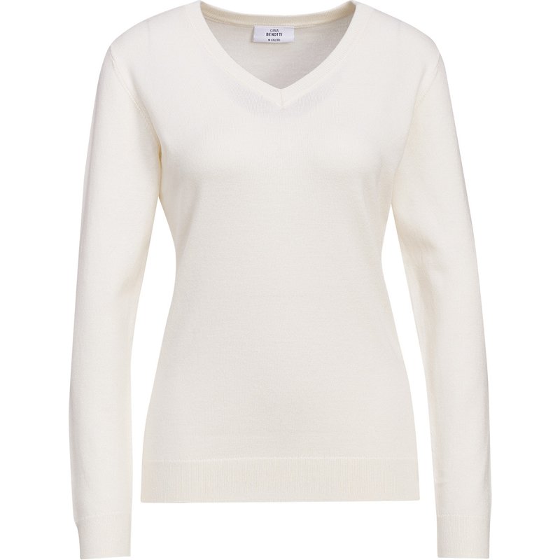 Damen Feinstrickpullover V-Ausschnitt