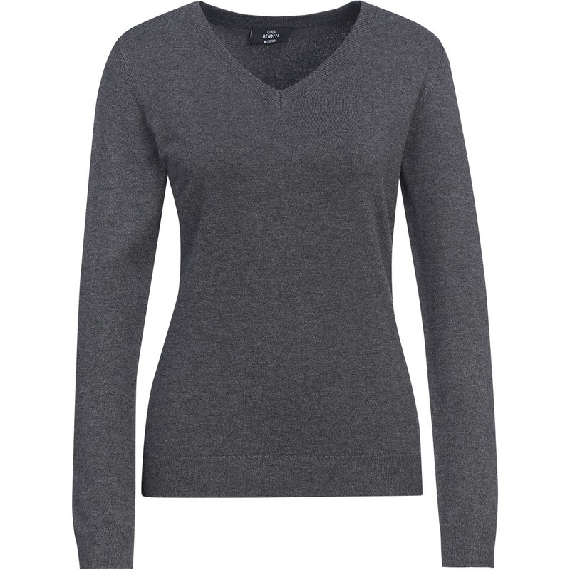 Damen Feinstrickpullover V-Ausschnitt