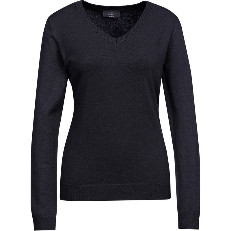Damen Feinstrickpullover V-Ausschnitt