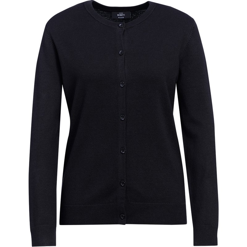 Damen Feinstrickjacke unifarben