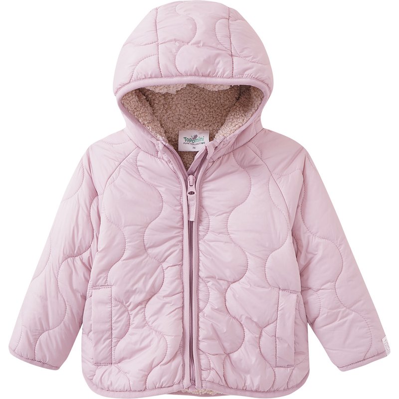 Baby Steppjacke mit Teddyfutter