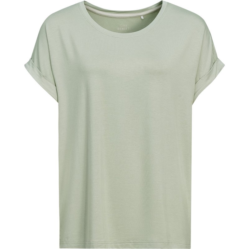 Damen T-Shirt mit fixierten Turn-ups