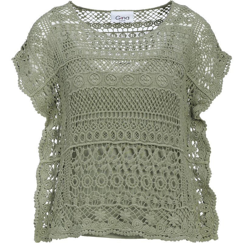 Damen Spitzenbluse mit Top